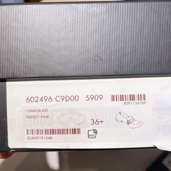 Authentic Gucci loafer pink size 36.5 - Picture 5 of 6